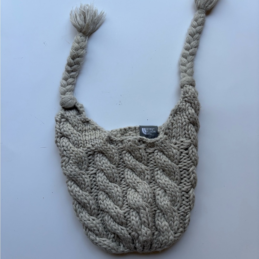 The North Face Women's Knit Braided Gray Beanie - Picture 5 of 5